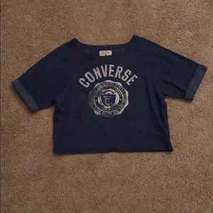 Converse crop top